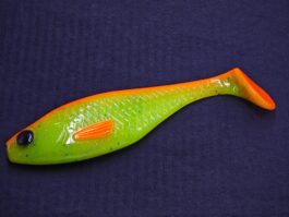 Przynęta Gumowa Płotka Seledyn Pomarańczowy Grzbiet 15 cm