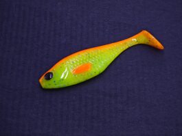 Przynęta Gumowa Płotka Seledyn Pomarańczowy Grzbiet 12 cm