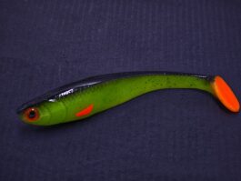 Przynęta Gumowa Slick Bleak Seledyn Czarny Grzbiet 16 cm