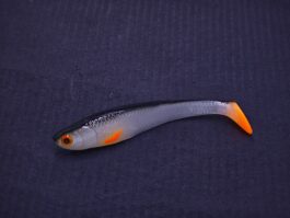 Przynęta Gumowa Slick Bleak Biały Czarny Grzbiet