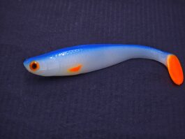 Przynęta Gumowa Slick Bleak Biały Niebieski Grzbiet 16 cm