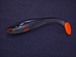 Przynęta Gumowa Slick Bleak Srebrny Czarny Grzbiet 16cm