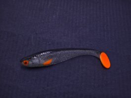 Przynęta Gumowa Slick Bleak Srebrny Czarny Grzbiet