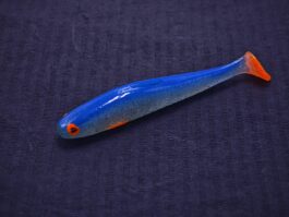 Przynęta Gumowa Kiełb Srebrny Niebieski Grzbiet 8 cm