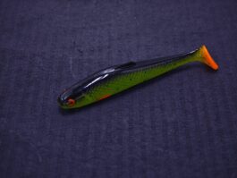 Przynęta Gumowa Kiełb Seledyn Czarny Grzbiet 8 cm