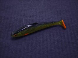 Przynęta Gumowa Kiełb Green 22 Czarny Grzbiet 8 cm