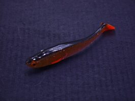 Przynęta Gumowa Slick Bleak 10 cm Motor Oil Pink Czarny Grzbiet