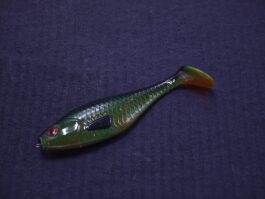 Przynęta Gumowa Płotka 10 cm Herbata Czarny Grzbiet