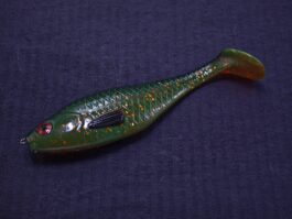 Przynęta Gumowa Płotka 12 cm Herbata Czarny Grzbiet