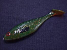 Przynęta Gumowa Płotka 15 cm Herbata Czarny Grzbiet