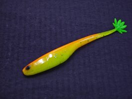 Przynęta Gumowa Minnow 420 12 cm Celadon Pomarańczowy Grzbiet