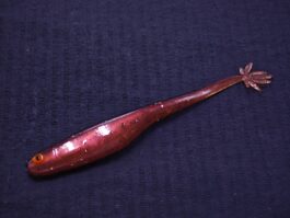 Przynęta Gumowa Minnow 420 12 cm Red Pearl Czarny Grzbiet